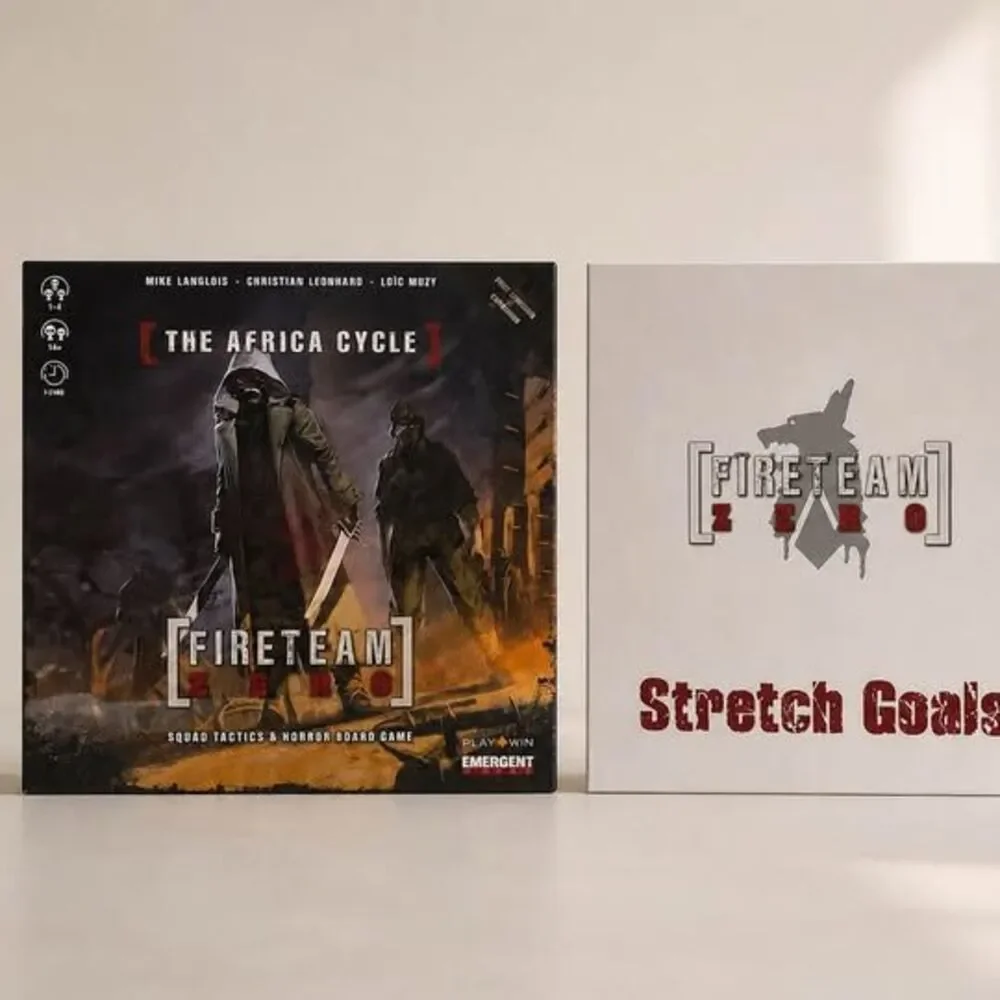 New Sealed Fireteam Zero Base GameAfrica Cycle Expansion Goals Board Game Set
